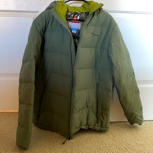 Columbia Mens Omni Heat Jacket Green XL